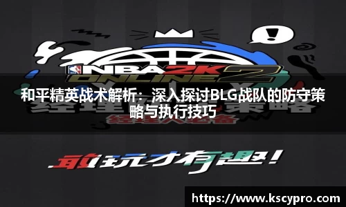 和平精英战术解析：深入探讨BLG战队的防守策略与执行技巧